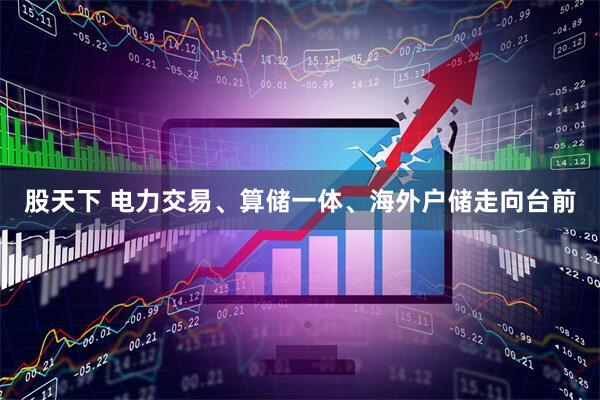 股天下 电力交易、算储一体、海外户储走向台前